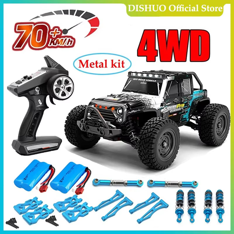 16103PRO 1:16 4WD RC Car with LED 2.4G Remote Control Cars 70KM/H High Speed Drift Monster Truck for Kids VS Wltoys 144001 Toys